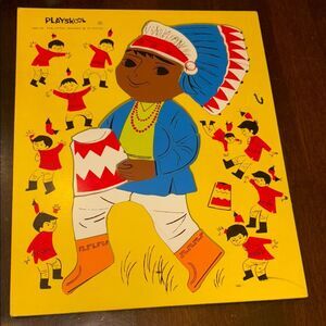 Vintage Playskool Ten Little Indians Puzzle